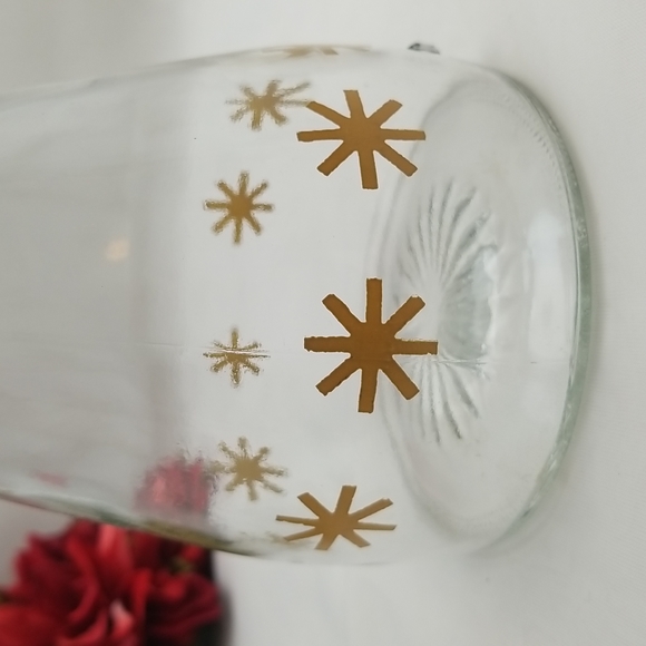 Log Cabin Mid Century Starburst Syrup Pitcher - Picture 5 of 15